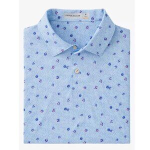 Peter Millar Icicle Featherweight Go With The Float Crown Sport Polo Shirt